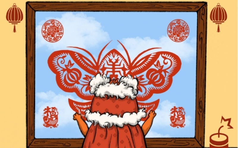 年味漸濃時(shí) - 臘月廿八，貼窗花